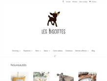 Tablet Screenshot of lesbiscottes.fr